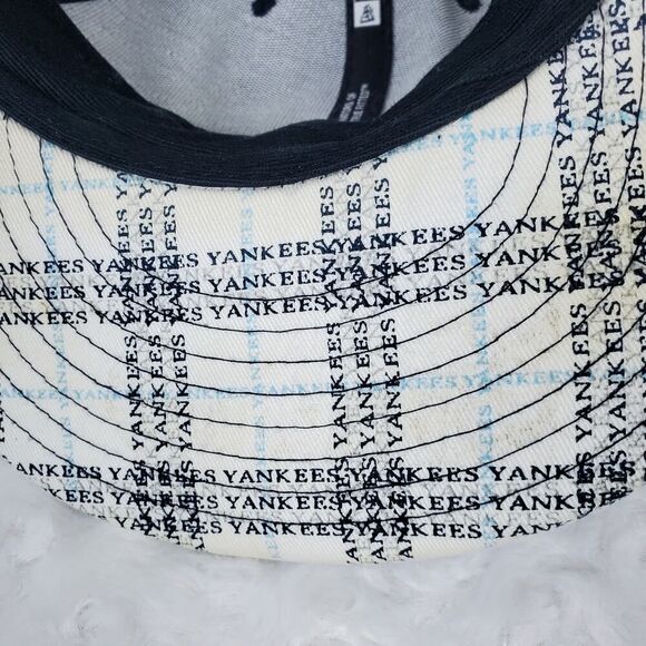 New Era New York Yankees Baseball Cap Blue Size 7 3/8 - Picture 9 of 9